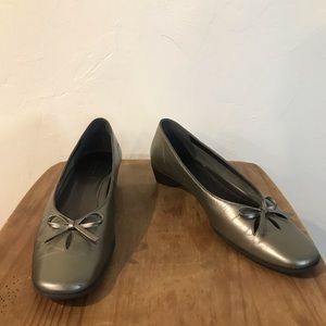 Pewter Ballet Flats